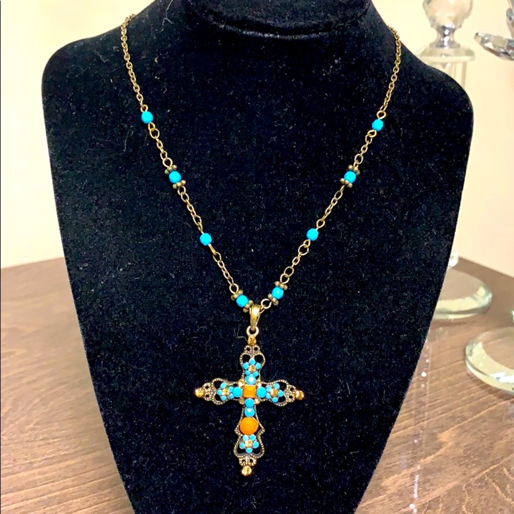 Blue stone cross - Picture 2 of 6